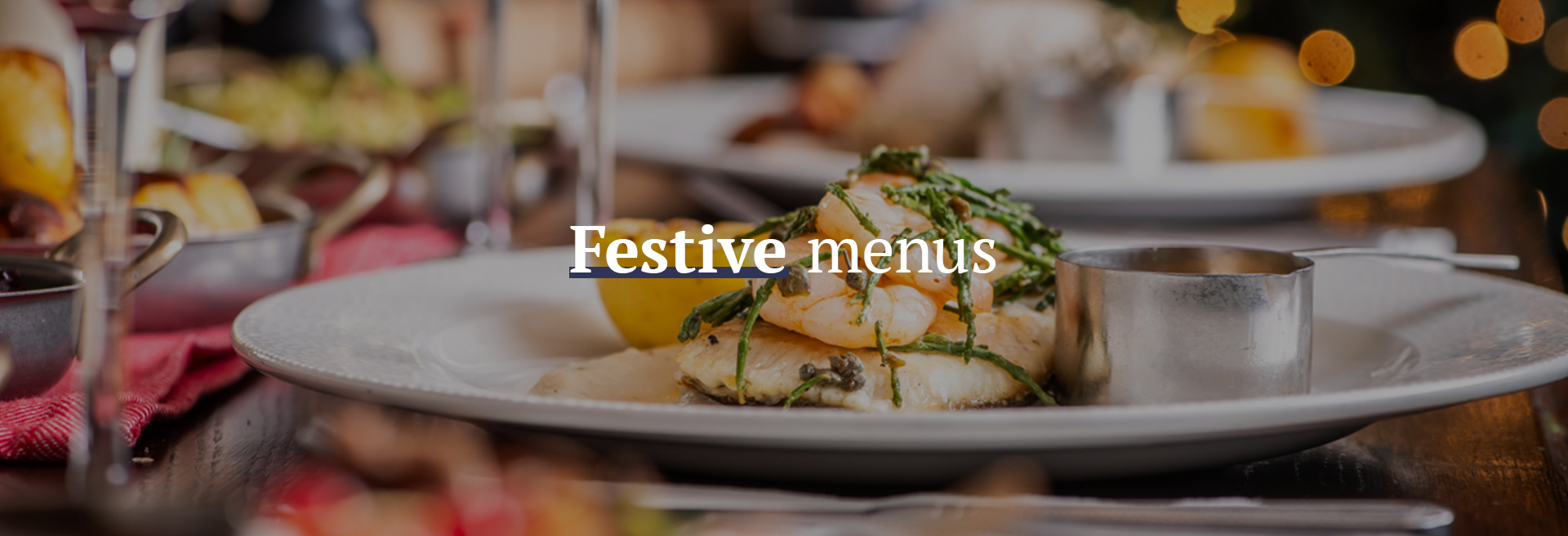 Festive Christmas Menu at The White Hart Crystal Palace 